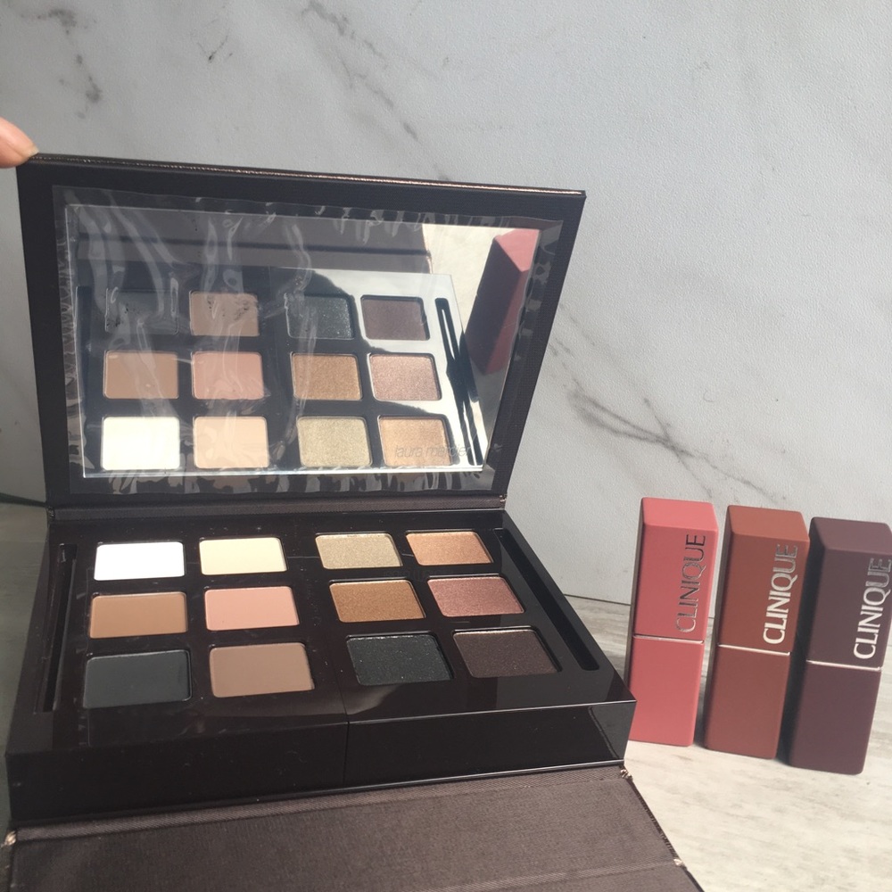 4 items - Laura Mercier Master Class 3rd edition set + Clinique lipstick